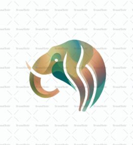 Abstrakter Elefant